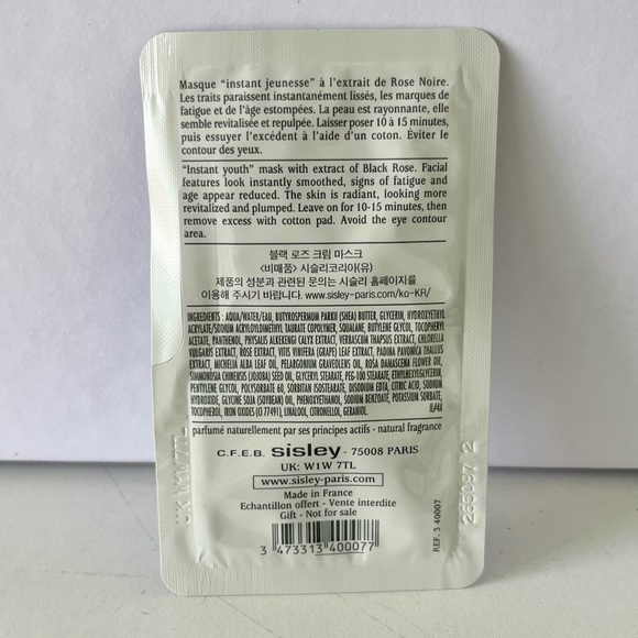 SISLEY-PARIS Black Rose Cream Mask 4ml - Picture 2 of 4